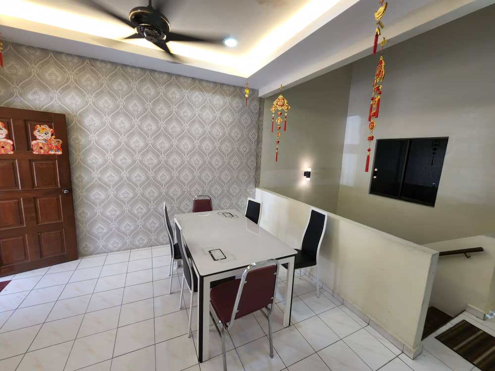 Double Story Semi D Corner Taman Tasik Indah For Rent At Perak Taiping