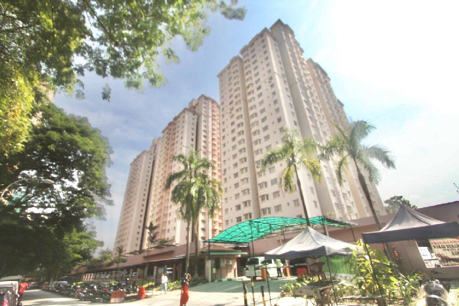 Apartment Mawar, Sentul, 1005sqft, near LRT - photo 1