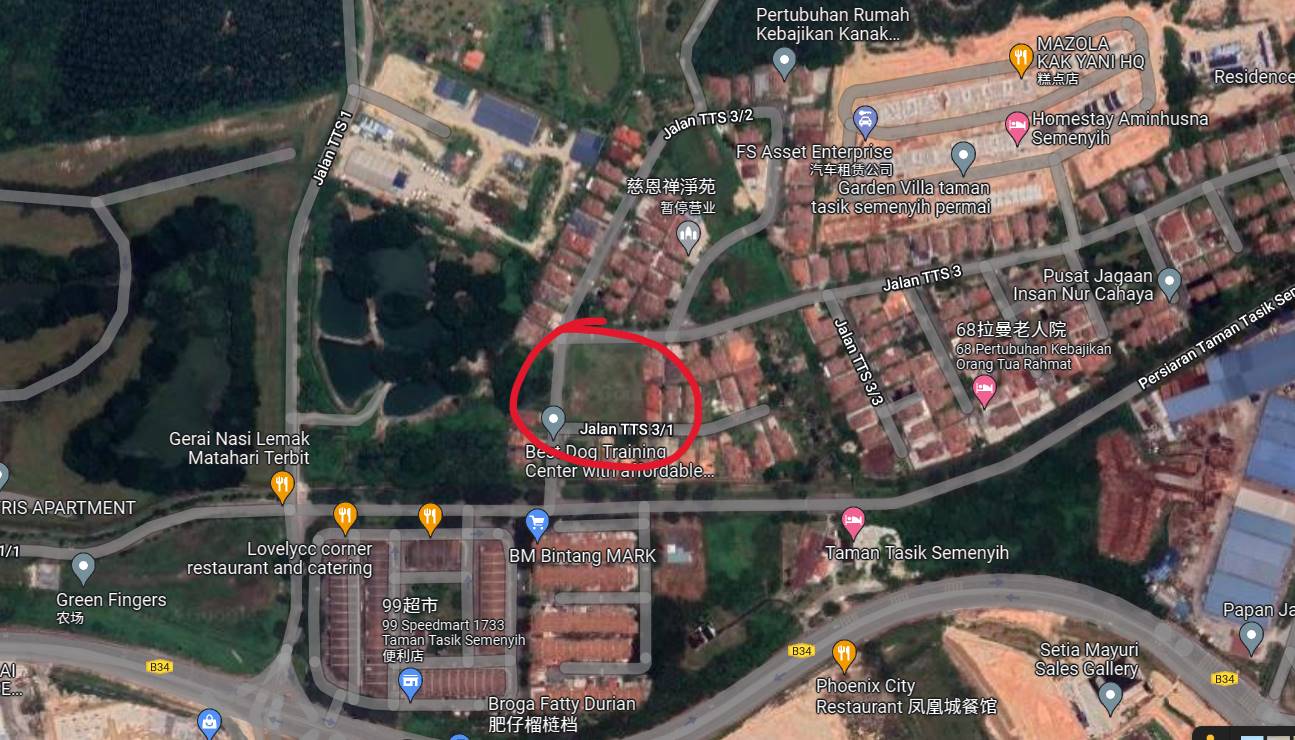Taman Tasik Semenyih, Jalan TTS, Bungalow Land