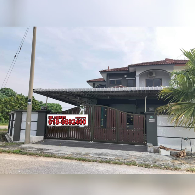 PENGKALAN RIA DOUBLE STOREY CORNER FOR SALE - photo 1