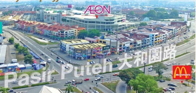 PASIR PUTIH SHOPLOT FOR SALE WITH TENANTED