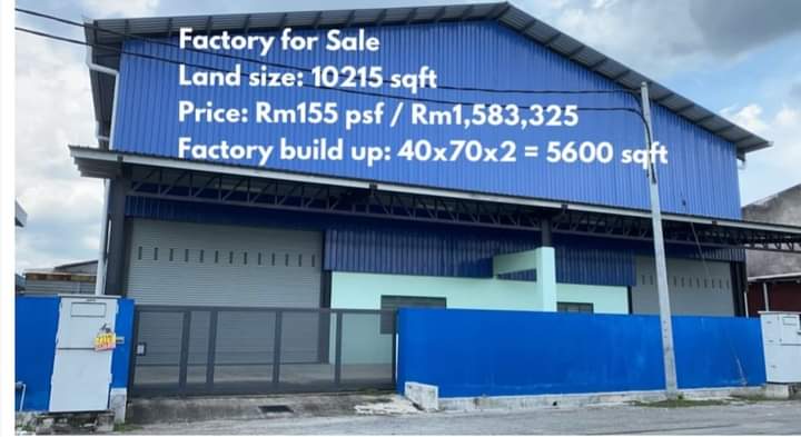 PENGKALAN 1 INDUSTRIAL SEMID FACTORY FOR SALE
