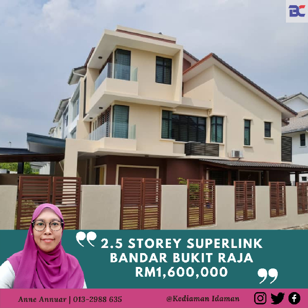 CORNER Superlink Delmara Bandar Bukit Raja - photo 1