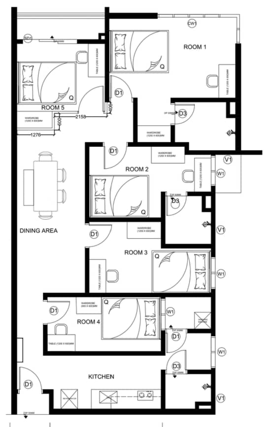 D Seven Brand New Room For Rent By BL - photo 13