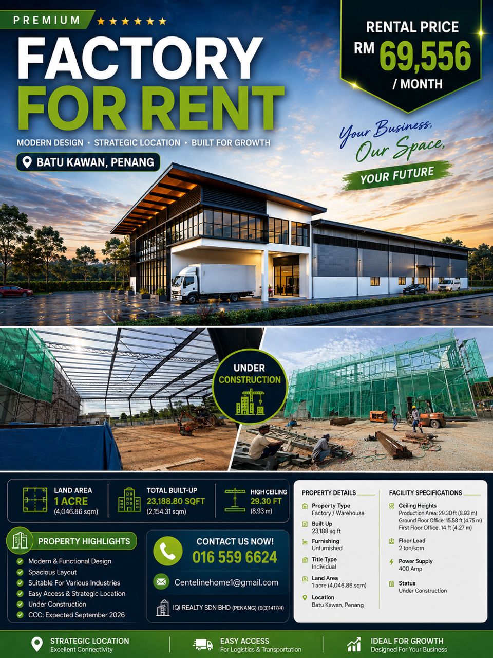 Factory For Rent at Batu Kawan - photo 2