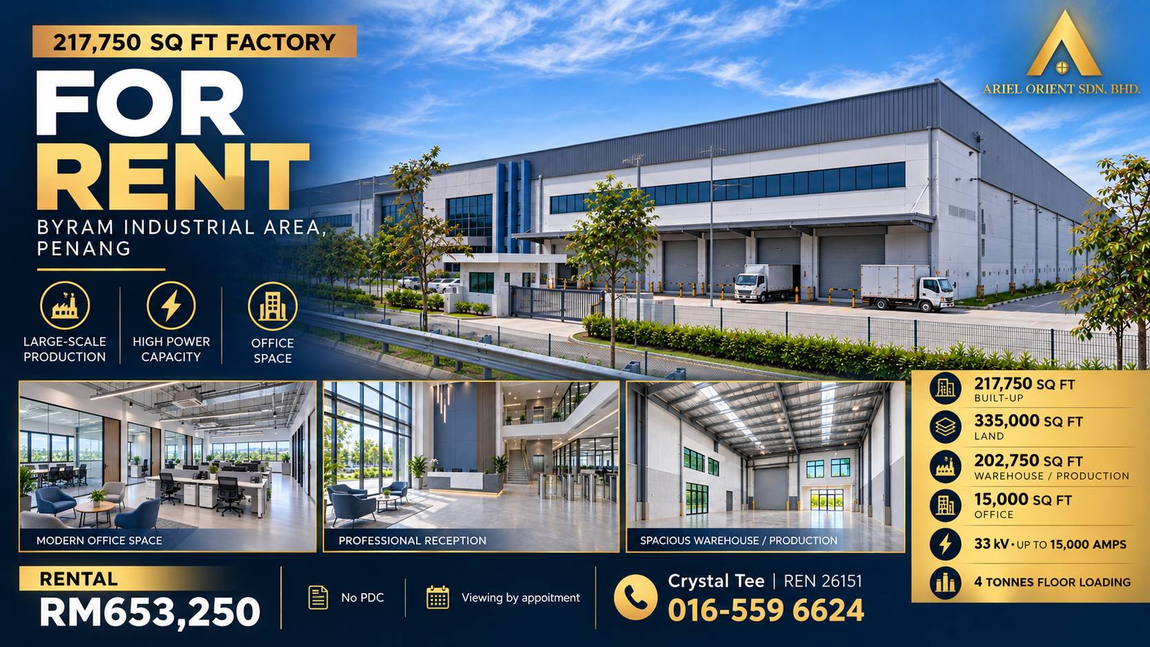 217,750 Sqft Batu Kawan High Capacity Factory