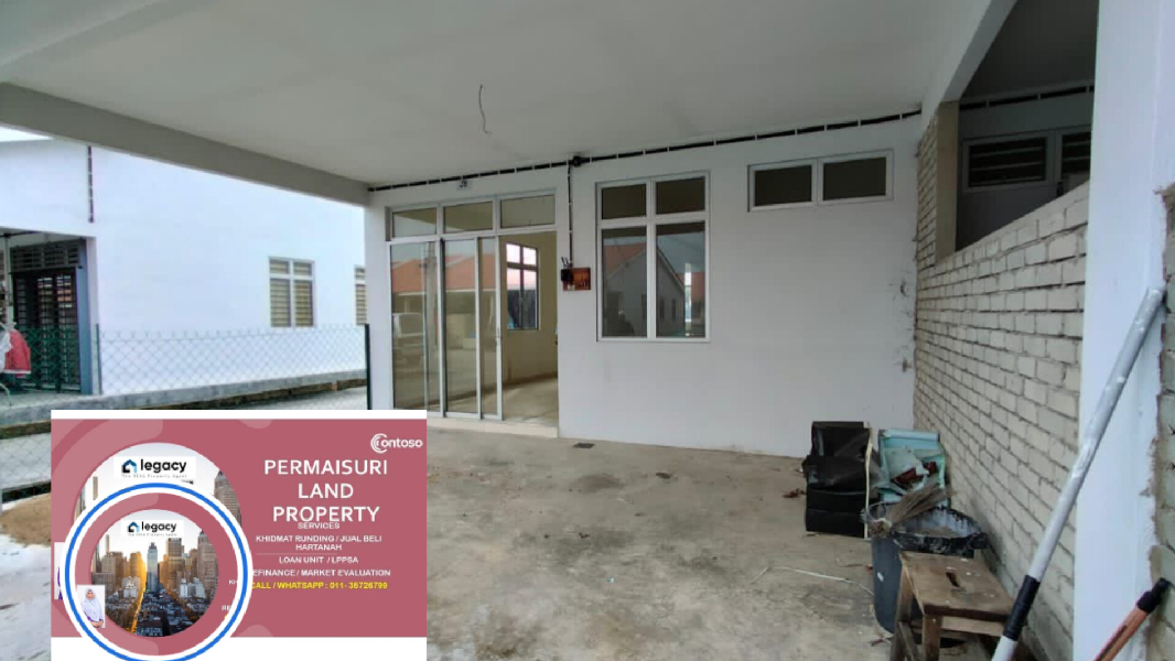 Untuk DIJUAL ENDLOT TERES SETINGKAT INDERAPURA