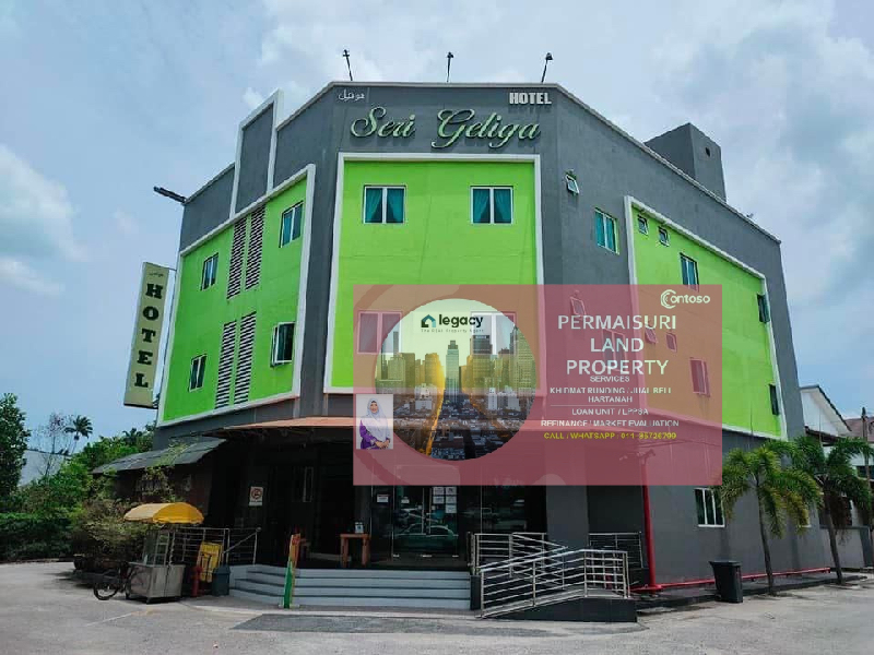 UNTUK DIJUAL HOTEL SERI GELIGA DI CHUKAI, KEMAMAN 