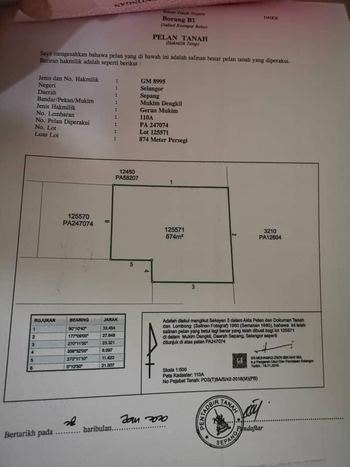 Banglow lot 9400 sqft Geran Individu Sg Merab - photo 5