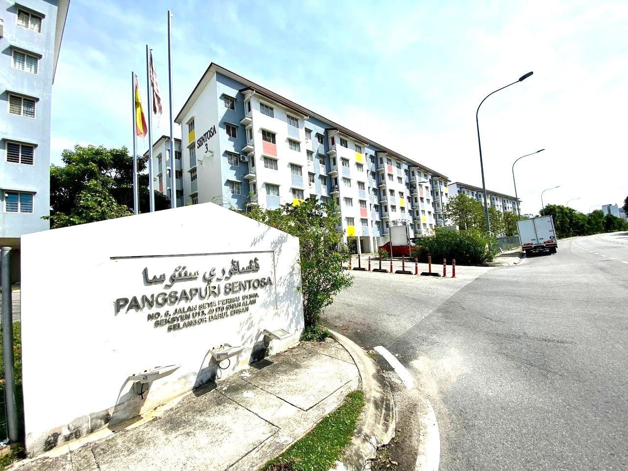 Freehold Pangsapuri Sentosa Setia Alam