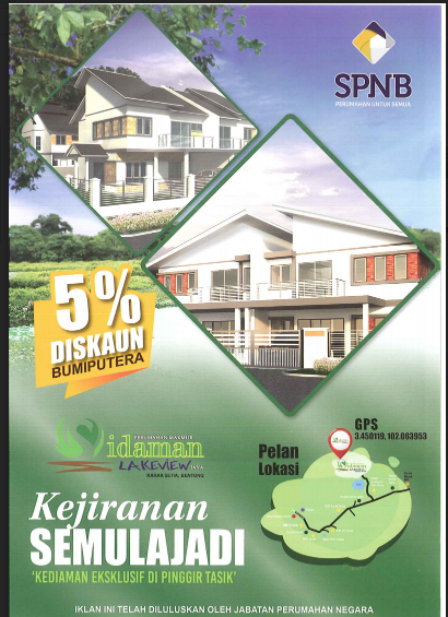 Perumahan Makmur Karak Setia Idaman Lakeview Jaya