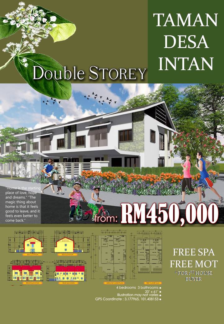 Double Storey TAMAN DESA INTAN