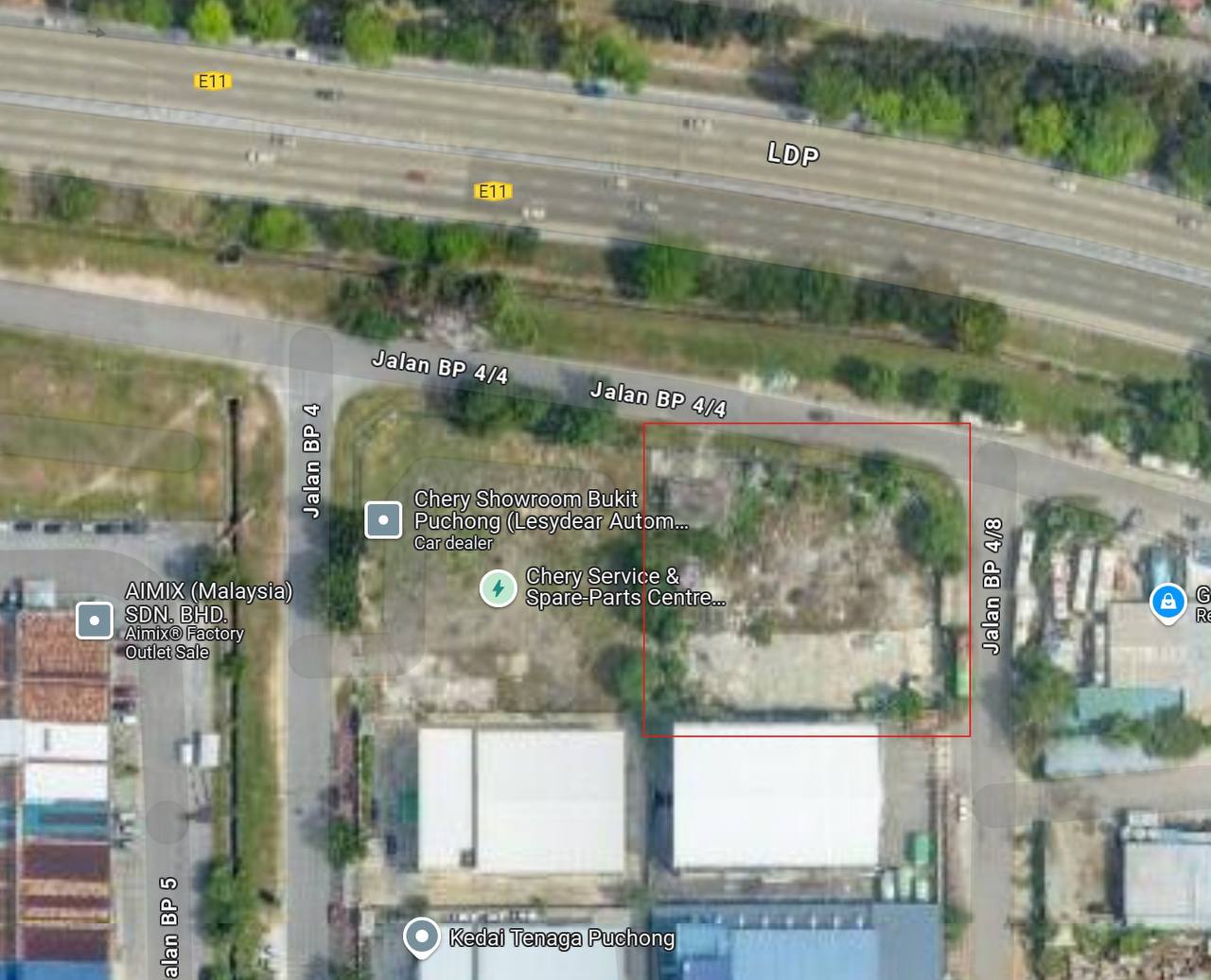 22000sf Industrial Land Tmn Perindustrian Puchong