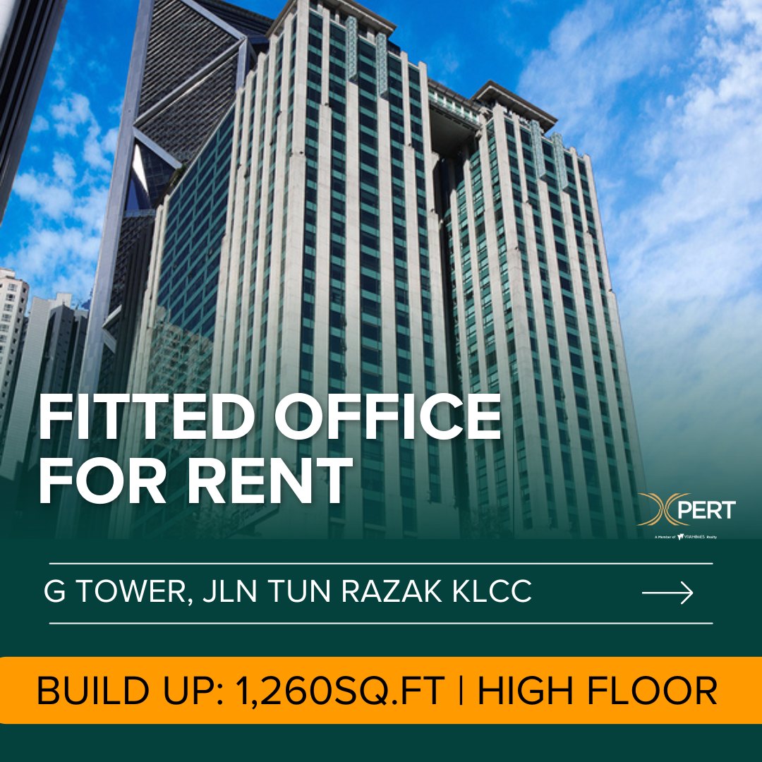 1260sf Office G Tower KLCC