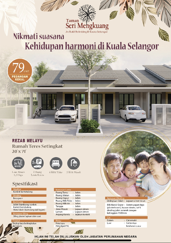 Projek SSTH Taman Seri Mengkuang Kuala Selangor - photo 2