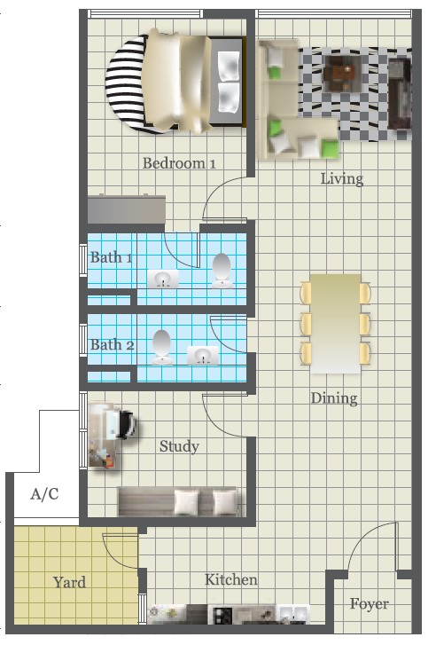 Below Mkt D Summit Residence Kempas Utama - photo 1