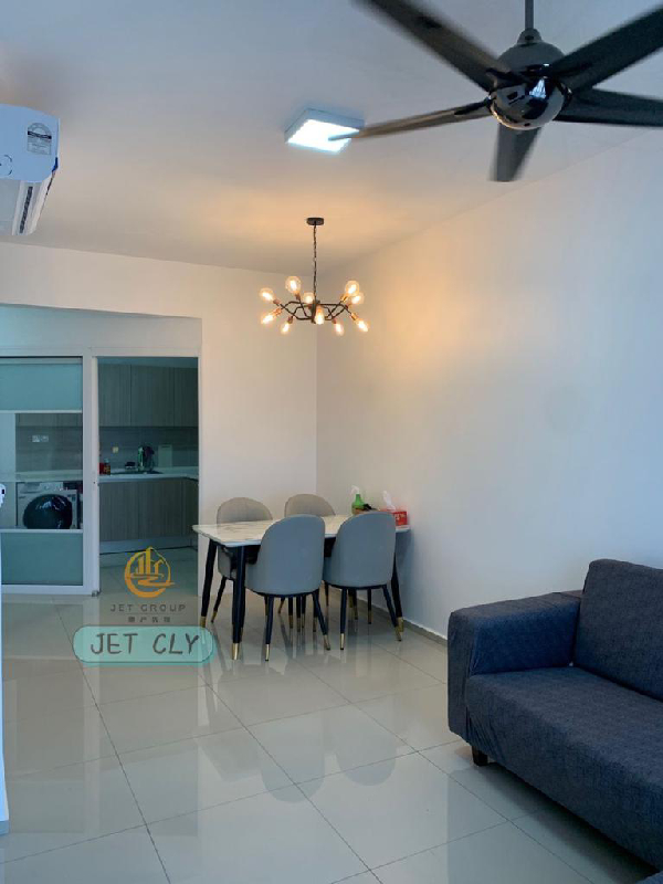 Fully Furnished with nice design Gravit 8, Kota Bayu Emas- Size : 792sqft- Bedroom : 2 - photo 2