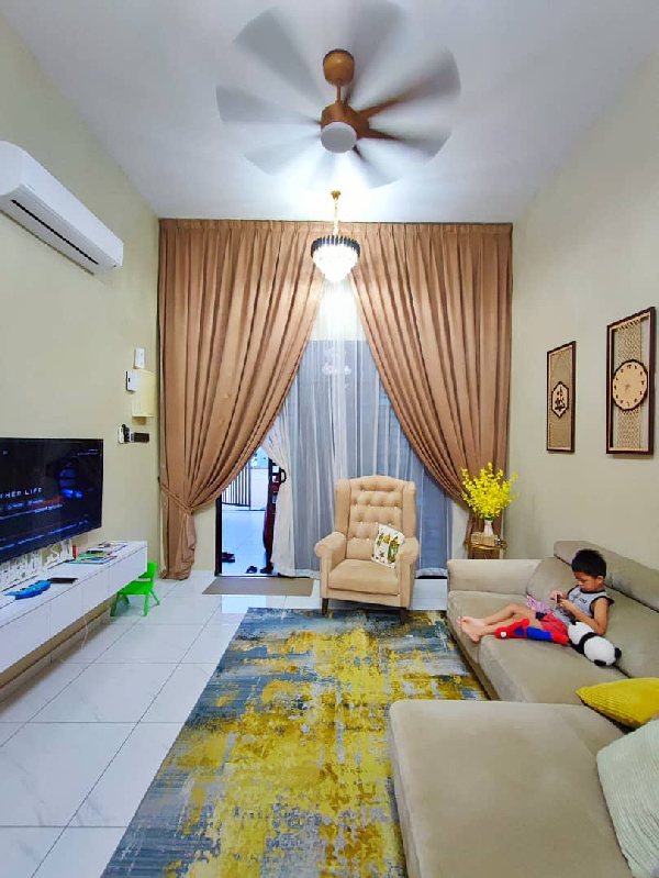 RUMAH ENDLOT 1 SUPERLINK TERRACE DESIGN PRECINT 7 KOTASAS (SPRINGVALE PHASE 2) FULLY FURNISHED - photo 3