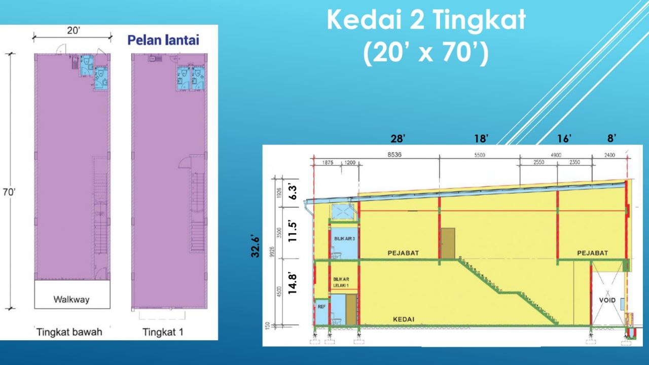 Freehold l Dua Tingkat Kedai Pejabat Olak Lempit - photo 4