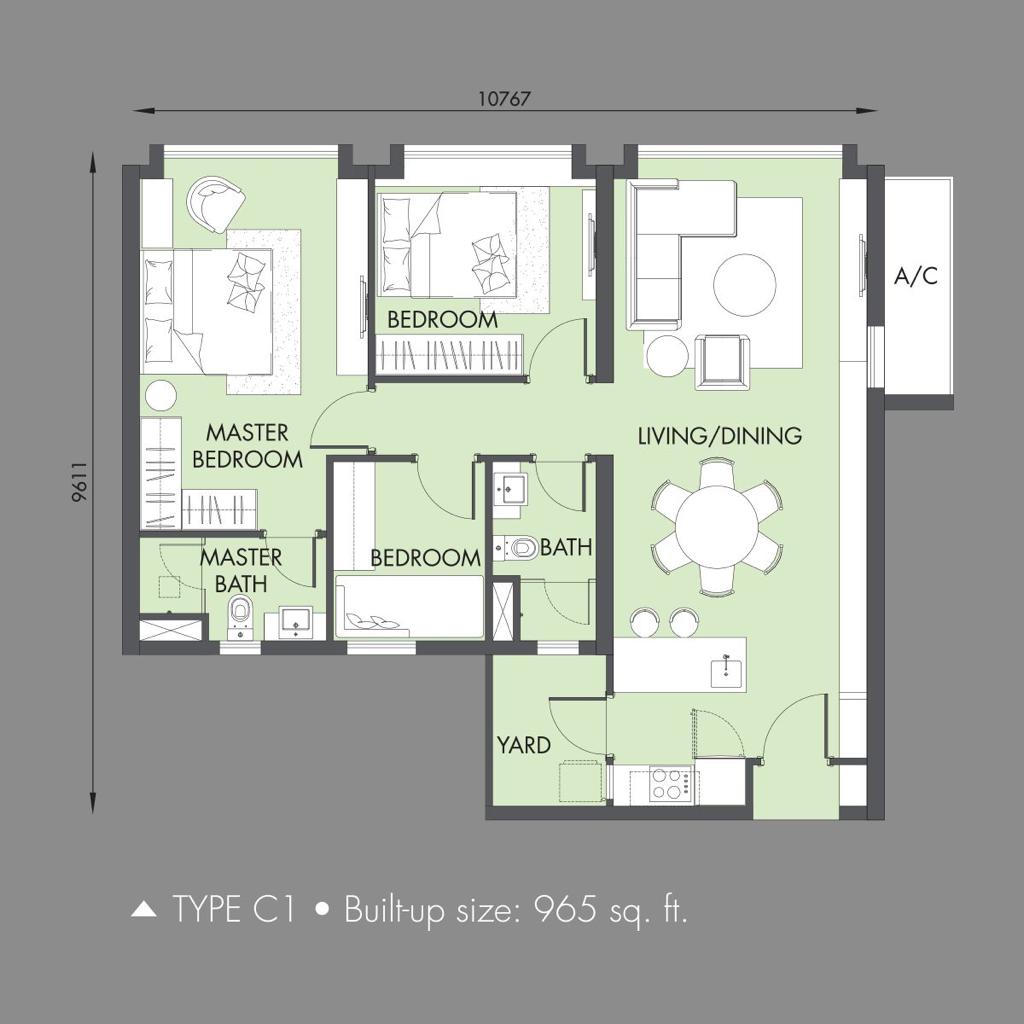 Icon City 3Bed FF By BL - photo 4