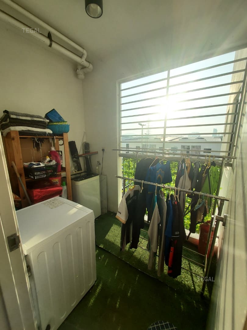 Partially Furnished Seruling Apartment Bukit Raja - photo 5