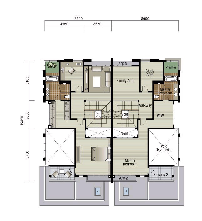 2Riverview Kemensah Taman Melawati 3 storey semi d - photo 2