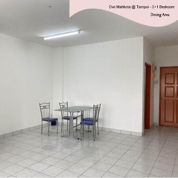 MURAH, LUAS & SELESA! APARTMENT TINGGI 4 BILIK @ DWI MAHKOTA TAMPOI - photo 9