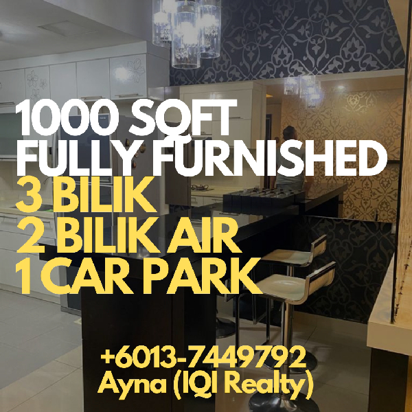CONDO MEWAH DEKAT DGN BANDAR JB! CANTIK SIAP RENOVATE! FULLY FURNISHED! ADA 3 BILIK @ SURIA MAS SUIT - photo 2