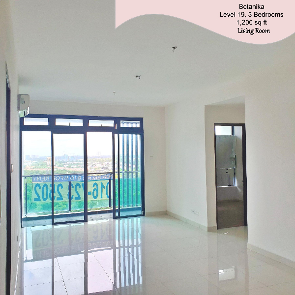 MURAH! APARTMENT MEWAH TINGKAT 19 ADA 3 BILIK DEKAT DENGAN BANDAR JB PARTIALLY FURNISHED @ BOTANIKA, - photo 4