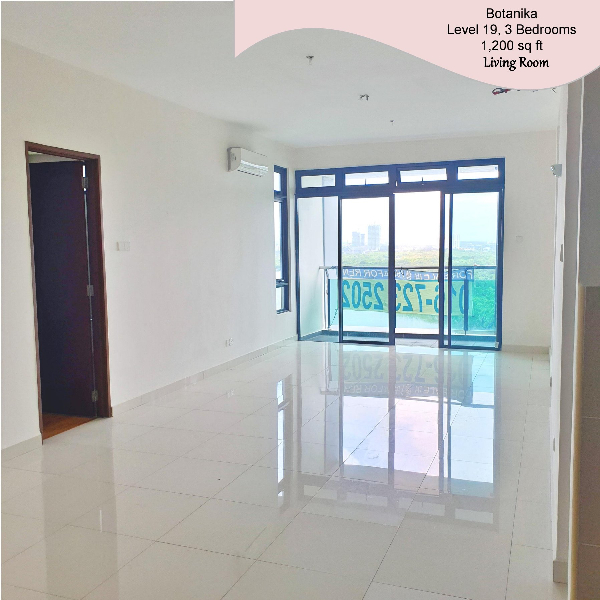 MURAH! APARTMENT MEWAH TINGKAT 19 ADA 3 BILIK DEKAT DENGAN BANDAR JB PARTIALLY FURNISHED @ BOTANIKA, - photo 5