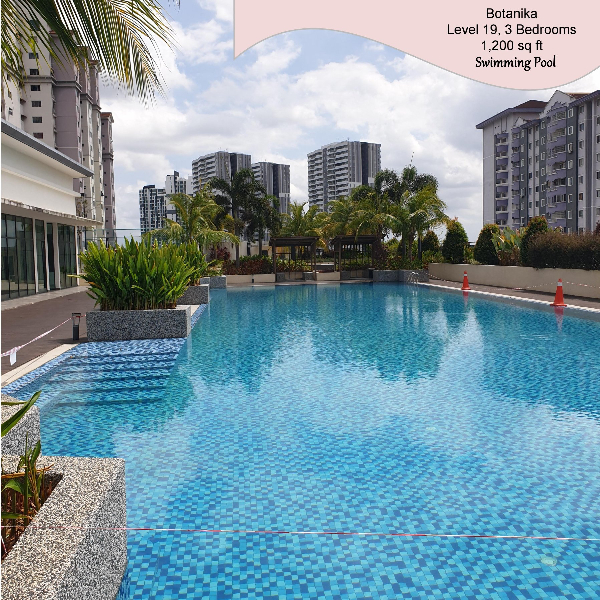 MURAH! APARTMENT MEWAH TINGKAT 19 ADA 3 BILIK DEKAT DENGAN BANDAR JB PARTIALLY FURNISHED @ BOTANIKA, - photo 13