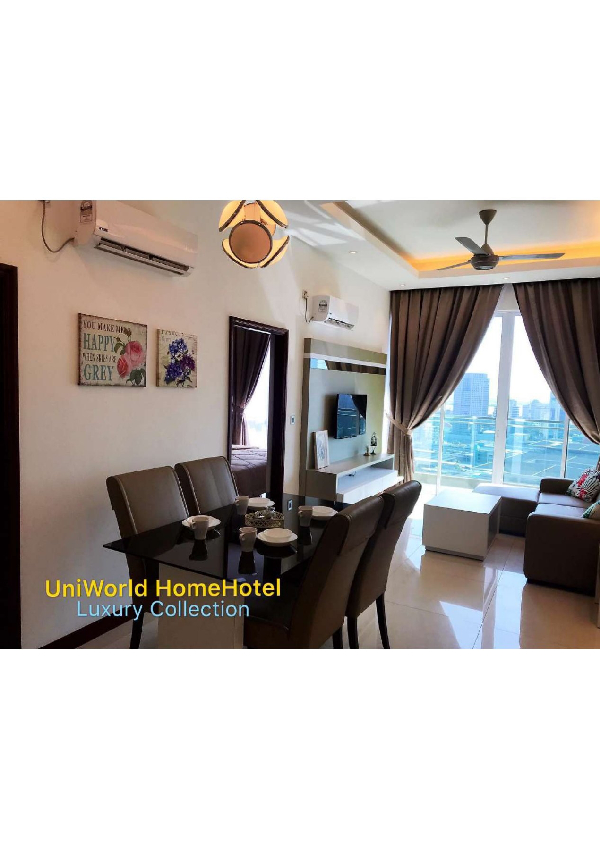 SANGAT DEKAT DENGAN CIQ! STUDIO ROOM TINGKAT 26 CANTIK FULLY FURNISHED @ PARAGON SUITE, STULANG LAUT - photo 3