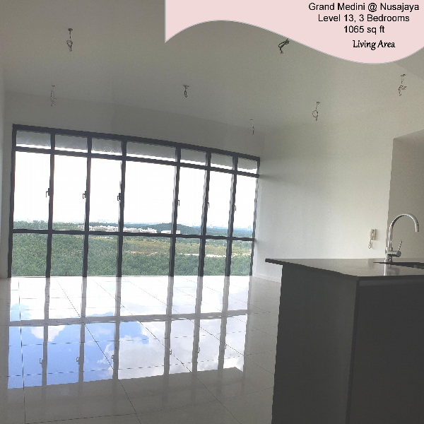 CONDO MEWAH! TINGKAT 13 ADA 3 BILIK & 2 BILIK AIR PARTIALLY FURNISHED @ GRAND MEDINI, ISKANDAR PUTER - photo 5