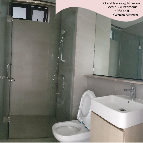 CONDO MEWAH! TINGKAT 13 ADA 3 BILIK & 2 BILIK AIR PARTIALLY FURNISHED @ GRAND MEDINI, ISKANDAR PUTER - photo 6