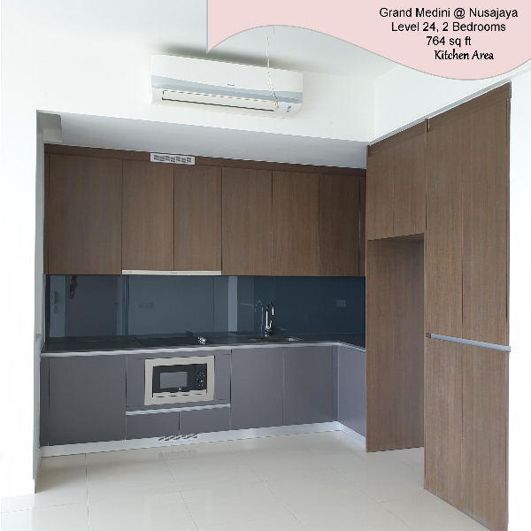 CONDO MEWAH! TINGKAT 24 ADA 2 BILIK & 2 BILIK AIR PARTIALLY FURNISHED @ GRAND MEDINI, ISKANDAR PUTER - photo 5