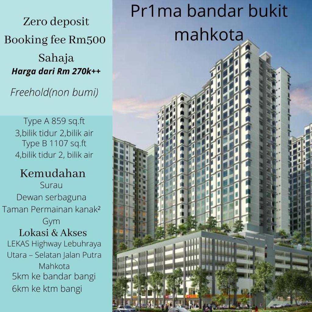 Apartment , Bandar Bukit Mahkota Kajang Selangor