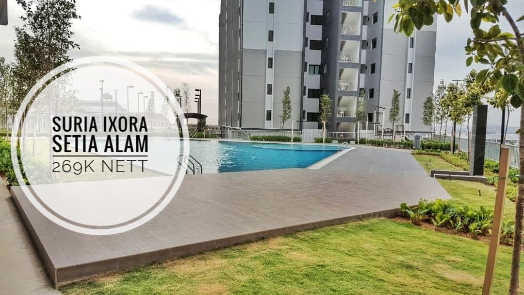 APARTMENT SURIA IXORA SETIA ALAM PARTLY FURNISHH - photo 3