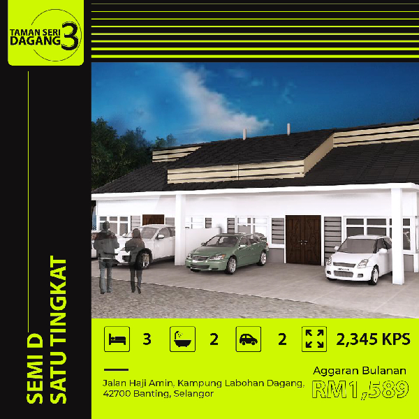Semi D Taman Seri Dagang Labohan Dagang - photo 13
