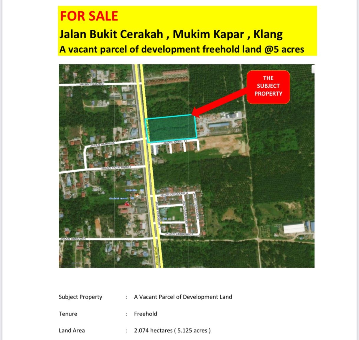 Bukit Cerakah, Klang Development Land For Sale - photo 6
