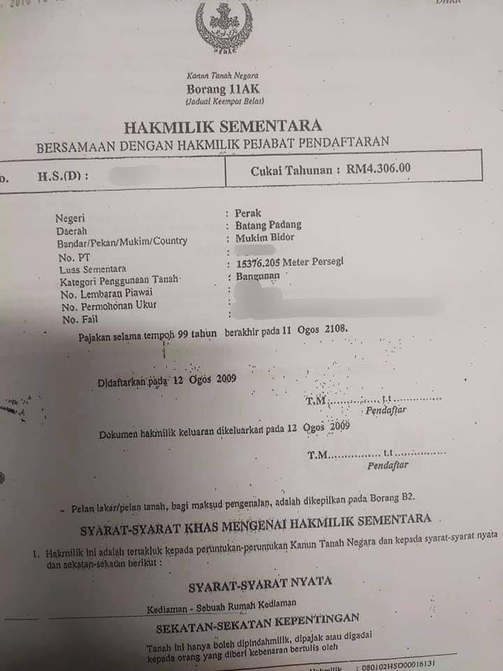 Bidor Residential Land for sell Jln Sungkai - photo 3