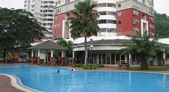 Pandan Heights Condo 857sf 2R2B BF,Pandan Perdana