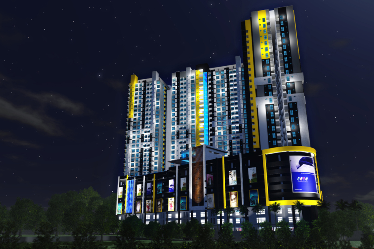 Silk Sky Residence 1087sf 3R2B BF, Balakong