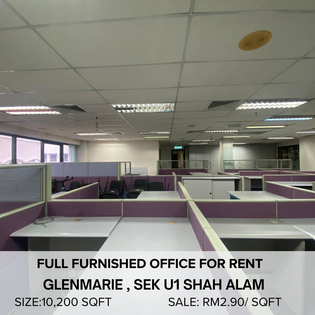 10200sf Full Furnished Office Glenmarie by Emily - photo 3