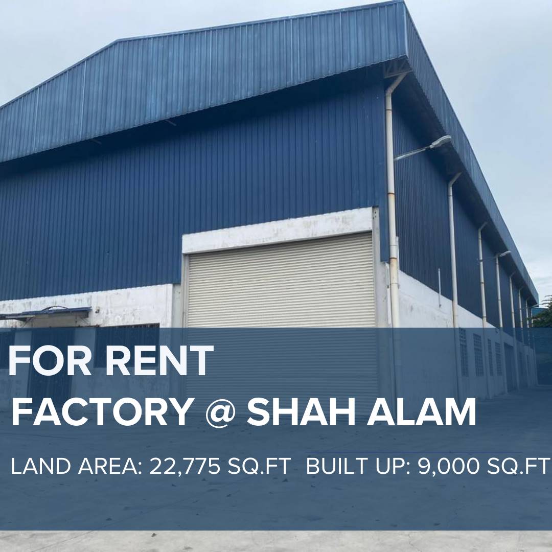 SA2309 2604 Factory Mah Sing Industrial Park for Rent at Selangor ...