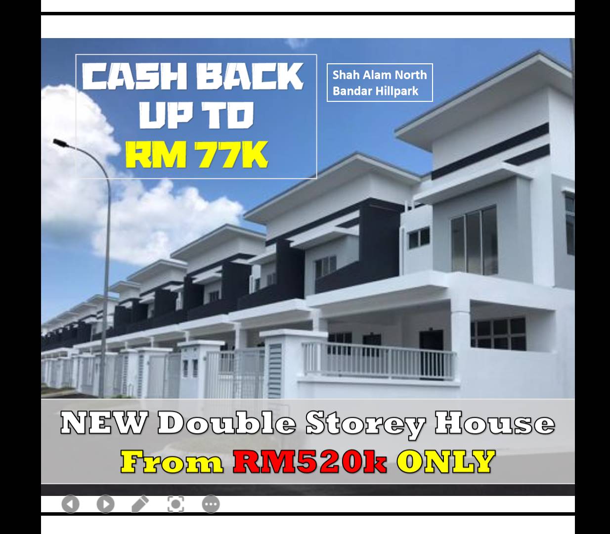 Cash Back RM77k New Double story Shah Alam North - photo 1