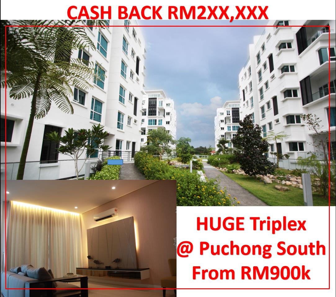 3 Storey Duplex Penthouse Ready move in Puchong