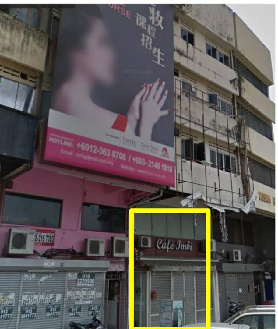 Jalan Barat off Jalan Imbi,KL,Ground Floor Shop