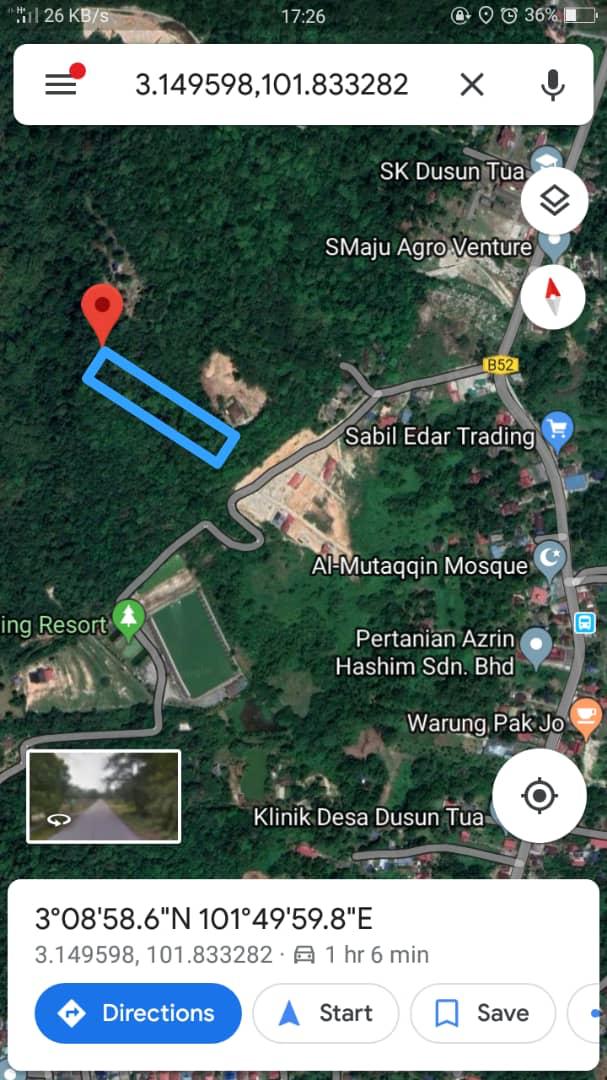 Tanah Dusun Hutan Pertanian rm5sqft Dusun Tua Hul - photo 1