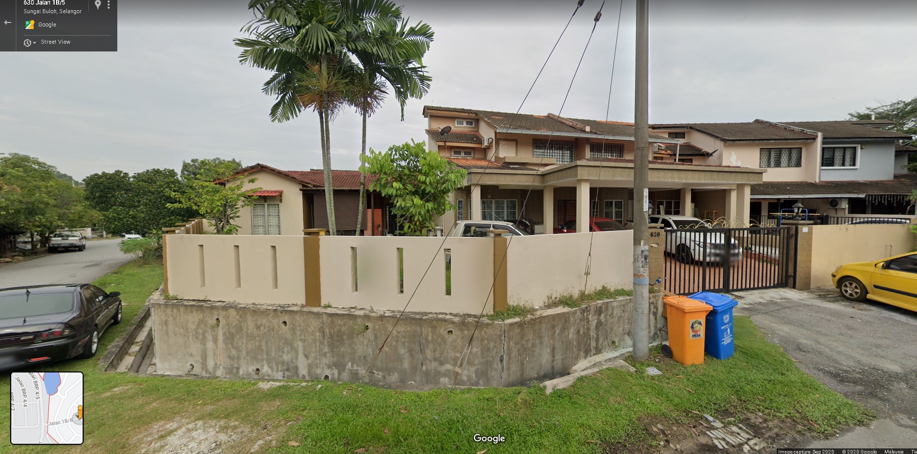 Rumah corner besar dekat dengan bandar baru sungai