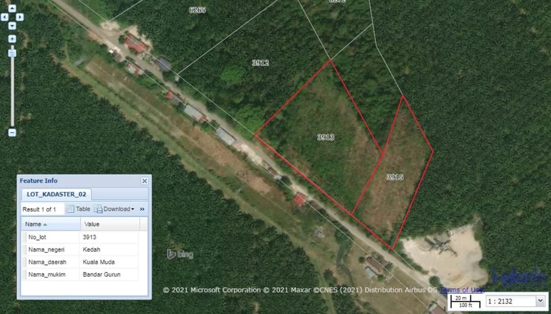 Tanah Tepi Jalan Zoning Kediaman, Gurun, Kedah